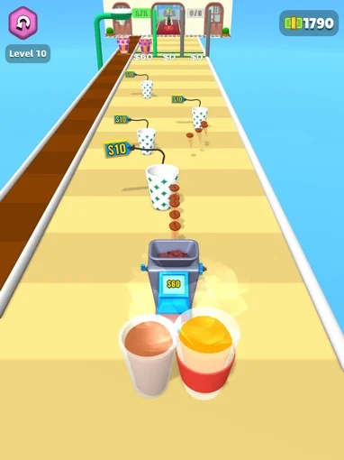 Selected mobile runner game project gameplay