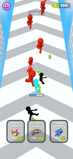 Selected mobile action runner project gameplay