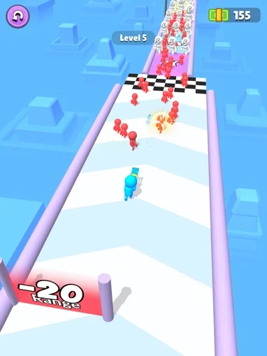 Selected mobile runner game project gameplay